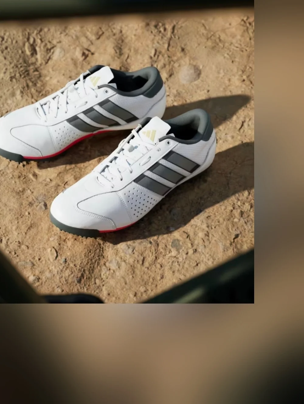 NWOB Adidas Heritage Tour Leather Cycling Mountain Bike Cloud White  Mens Shoes